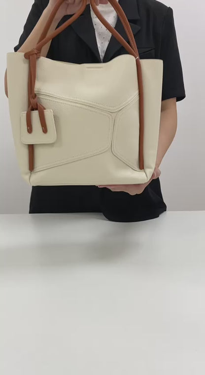 Casual and versatile large-capacity portable shoulder crossbody bag