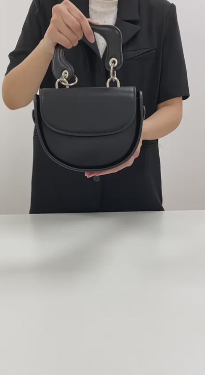 2024 Korean new style saddle bag, fashionable and versatile shoulder bag, trendy crossbody bag for women